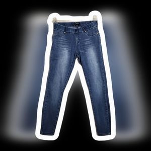 Bebe Blue Pull Up leggings size 27